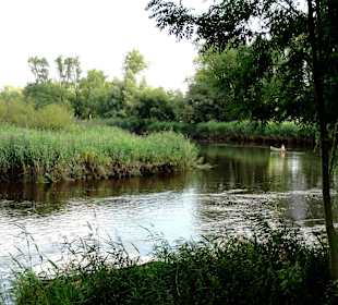 Blick auf die Wümme im Blockland