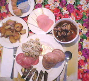 Auswahl vom Brunchbuffet
