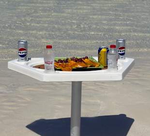 Kleiner Snack auf der Sandbank 