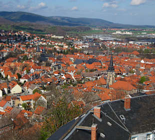Blick vom Schloss auf Wernigerode