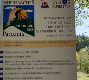 Mountainbike Parcour Alpirsbach