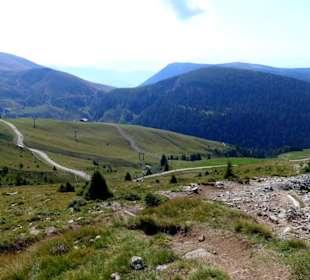 Anstrengend durch die Wegführung und die 30 Grad
