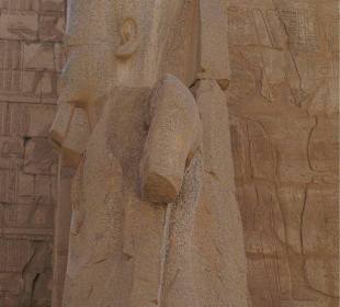 Detailansicht im Karnak Tempel