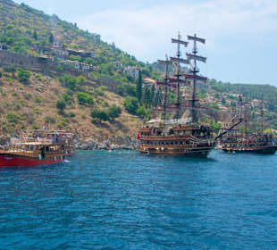 Alanya, Küste um die Burg