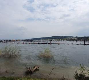 Blick zum Hafen noch keine Boote