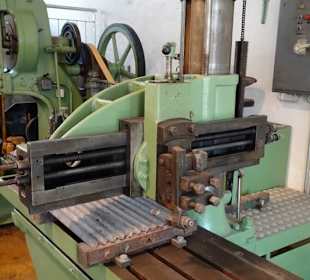 In der Werkstatt des Museum Kupfermühle Harrislee