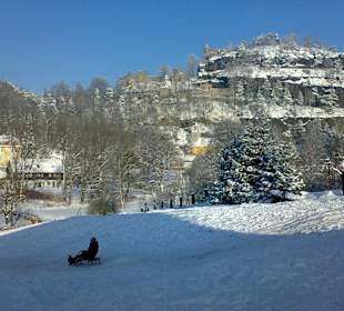 Rodelspass im Gebirge