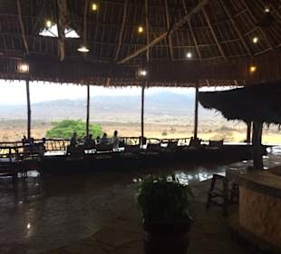 Restaurant, Rhino Valley Camp, 2. Übernachtung