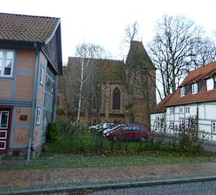 Blick zum Kloster Rehna