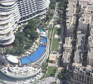 Blick vom Burj Khalifa