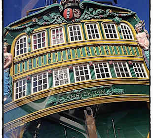 Grachten Replicat Piratenschriff Amsterdam