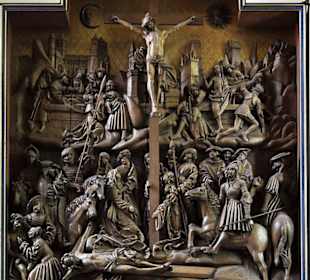 Geschnitzter Hochaltar, Detail