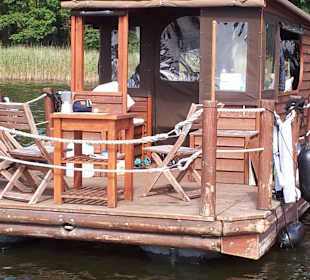 Hausboot auf dem Bikowsee