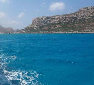 Einfahrt in die Lagune von Balos