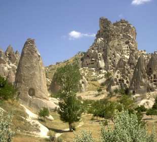 Felsenhäuser in Kappadokien