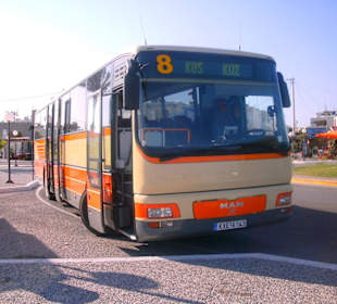 Bus Nr.8 nach Kos