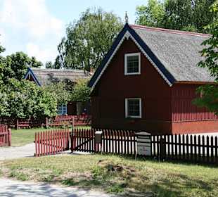 Typisches Holzhaus