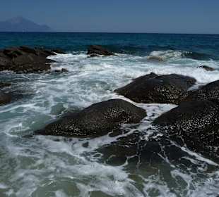 Berg Athos/Strand Sarti