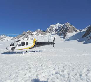 Gletscherflug mit Ausstieg