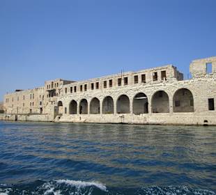 Widok ze statku wycieczkowego na Port Valletta