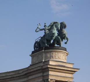 Der Heldenplatz.