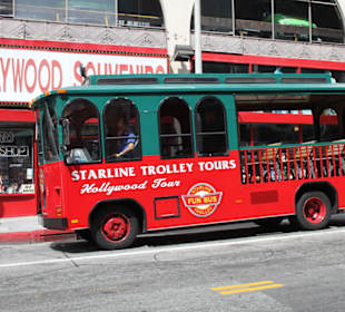 Stadtrundfahrtenbus Hollywoodboulevard
