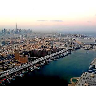 Der Creek aus dem Flugzeug