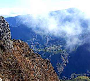 Blick in den Talkessel von Mafate