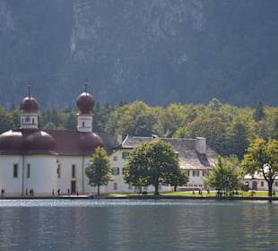 St. Bartolomä vom Schiff aus
