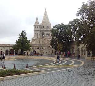 Baszta Rybacka deszczowo