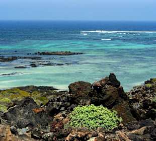 Seichter Strand bei Orzola