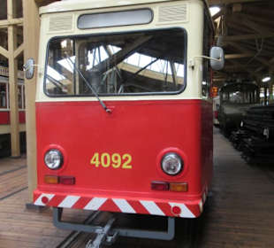 Im Museum des öffentlichen Peronennahverkehrs