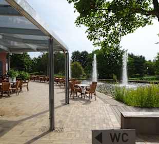 Das Restaurant am See im Park der Gärten