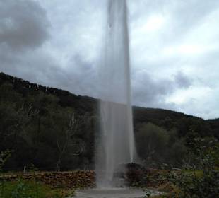 Geysir in Aktion