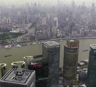 Blick zum Huangpu River