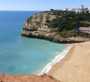 Blick zum Strand von Benagil