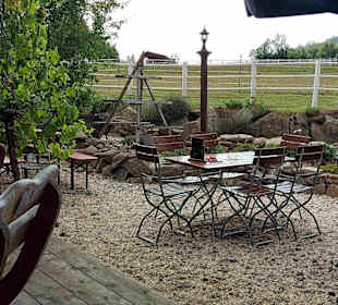 Gemütlicher Biergarten