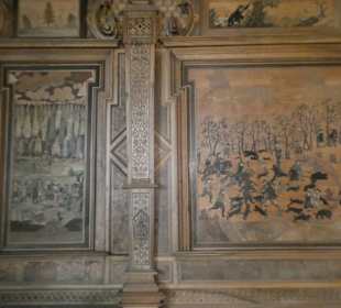 Das Jagdintarsienzimmer in der Veste Coburg
