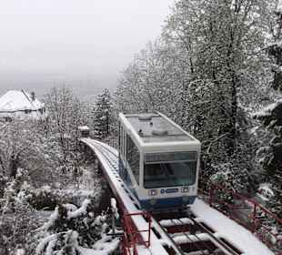 Hurra Neuschnee am 20. April