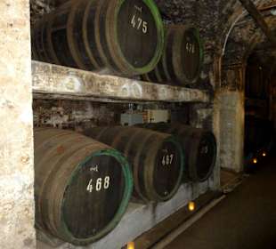 Im Fasslager des Bremer Ratskeller