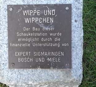 Schaukelweg an der Donau