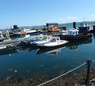 Teilansicht des Hafenbeckens