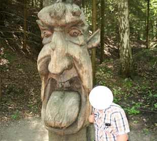 Auf dem Weg zum Hexenberg in Neringa