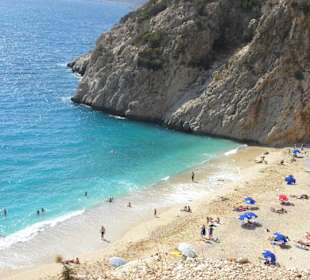 Kaputas' Bucht ca 15 min Autofahrt von Kas