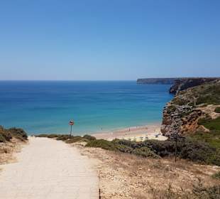 Weg zum Strand