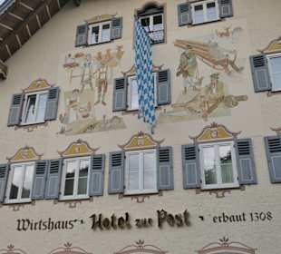 Das Hotel und Restaurant Zur Post in Ruhpolding