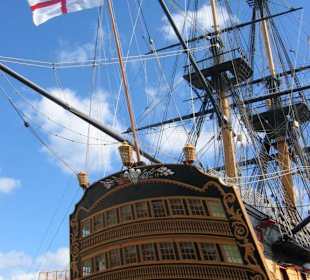 HMS Victory vom Heck