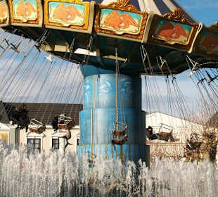 Viele Fahrattraktionen