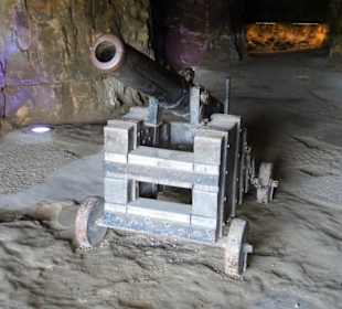 Kanone in den Bock-Kasematten