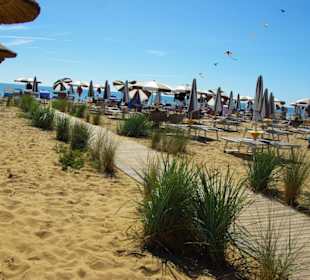 Entlang dem Hauptstrand